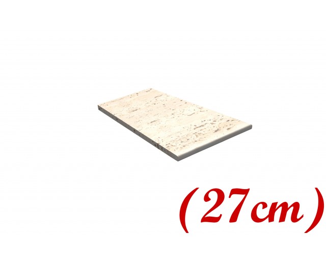 Blat atermic culoare Travertin 27 cm